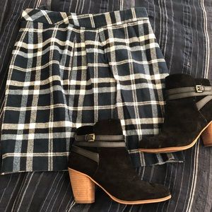Tommy Hilfiger Checkered Navy Blue Skirt (4)